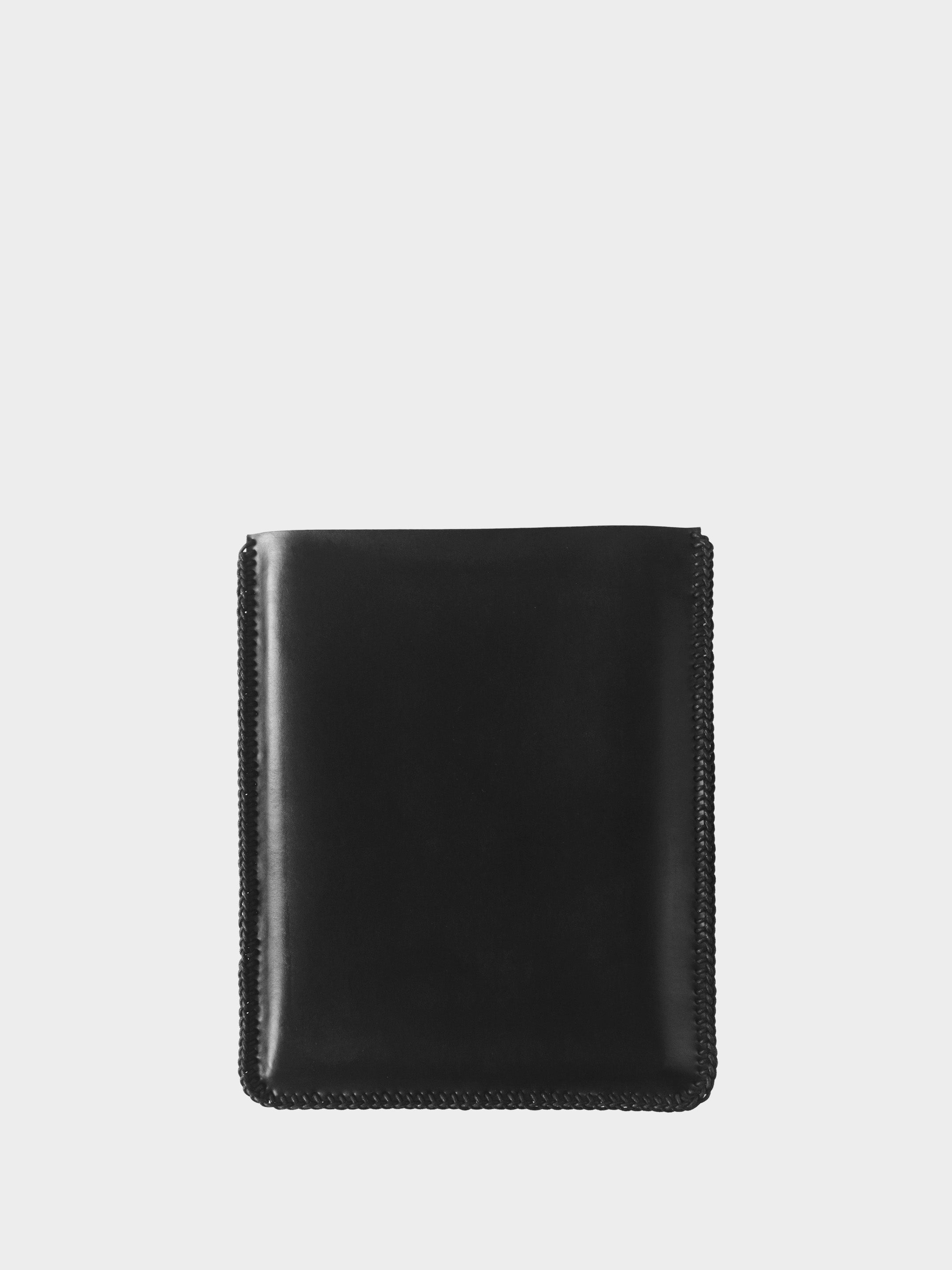 Black Vegan Leather Ipad Sleeve
