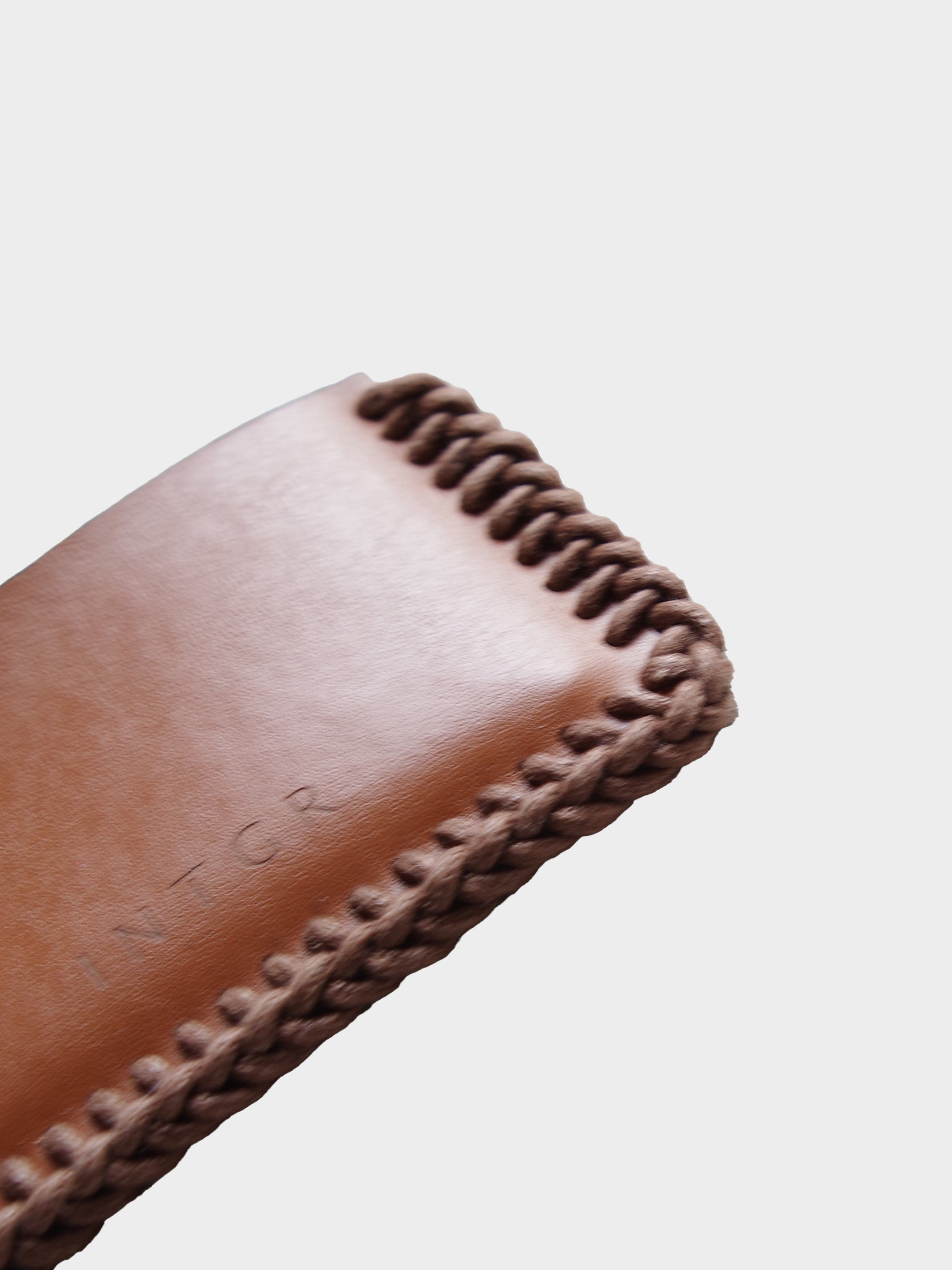 Cognac Vegan Leather Cardholder