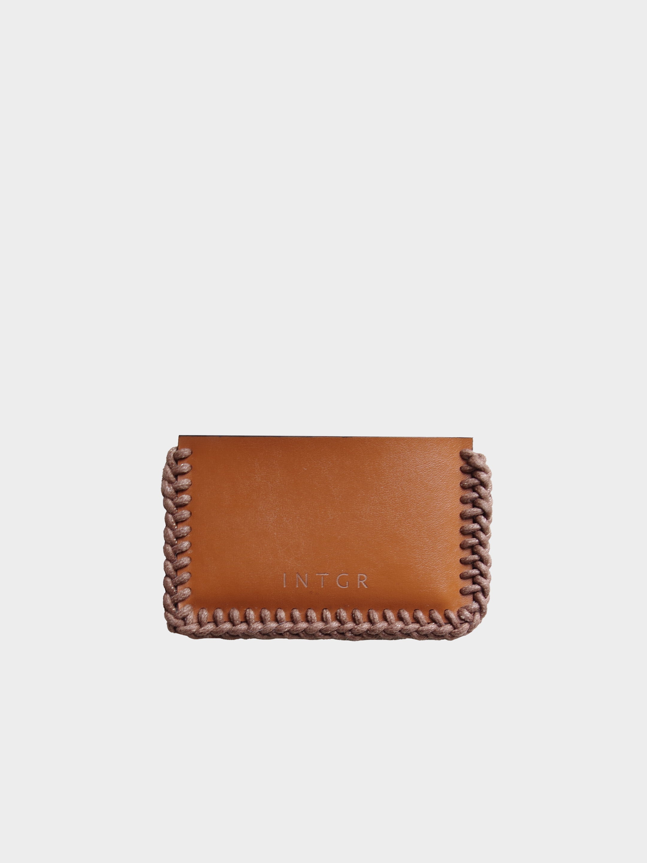Cognac Vegan Leather Cardholder