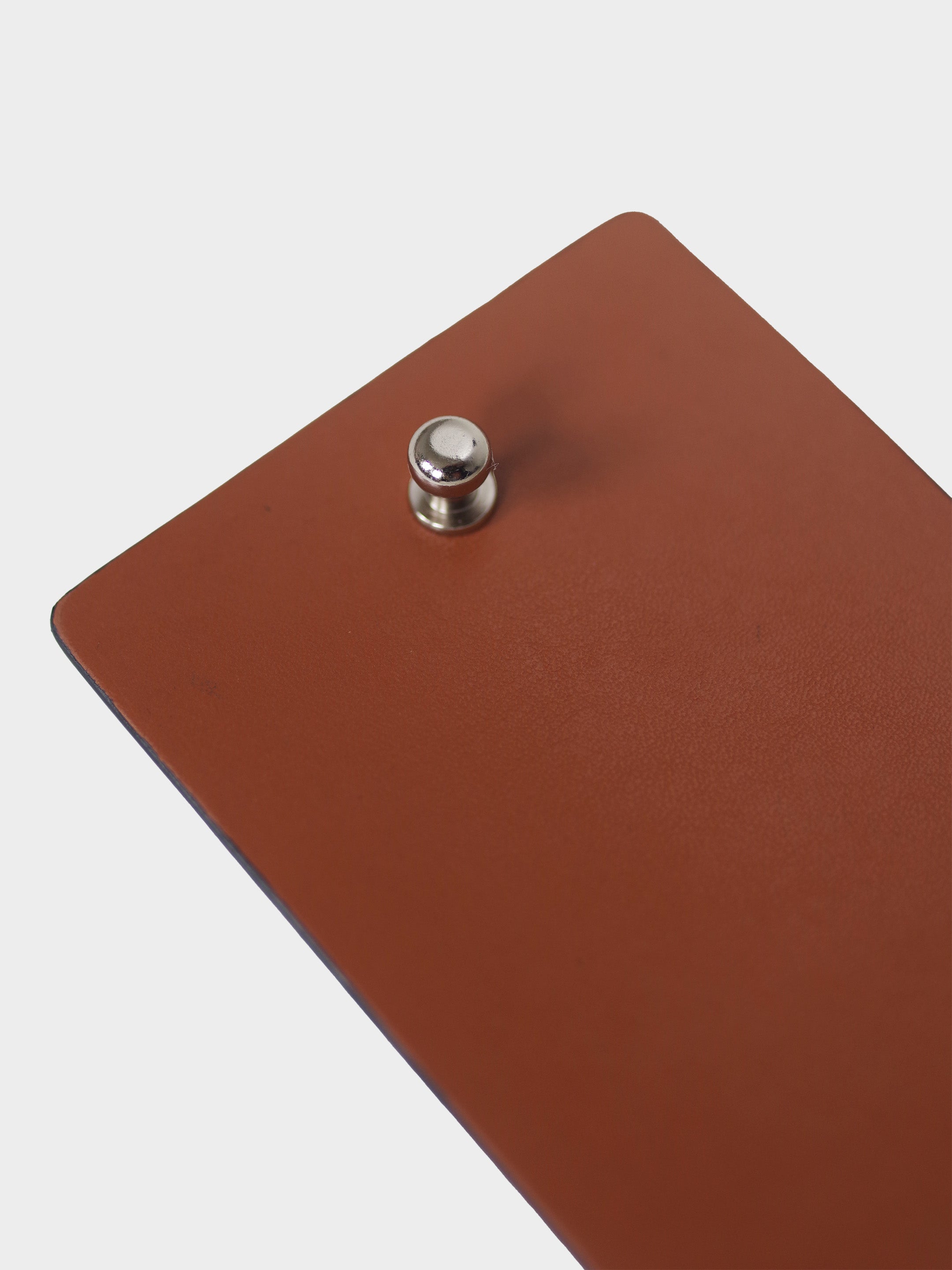 Cognac Vegan Leather Wire Organizer