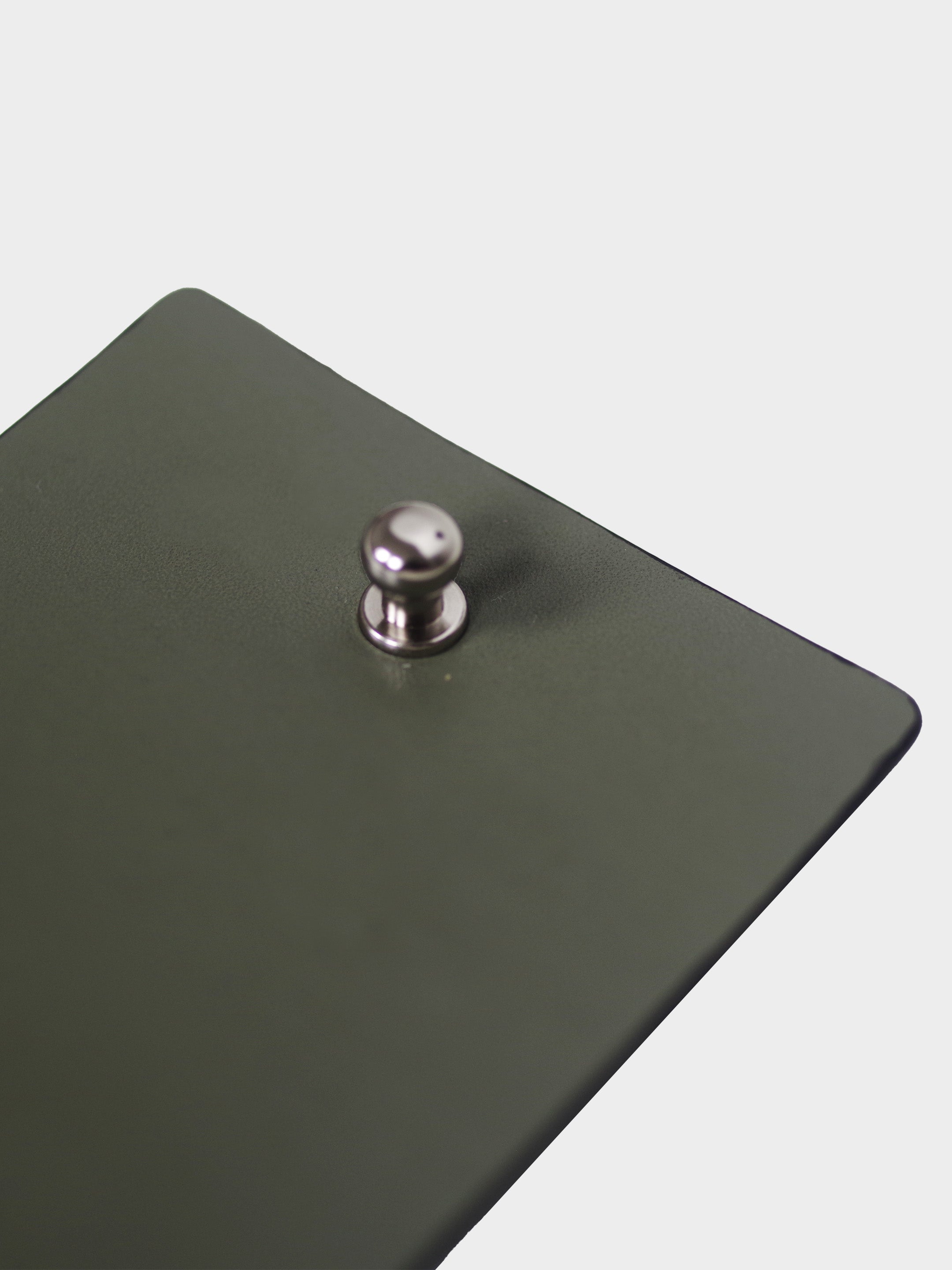 Olive Vegan Leather Wire Organizer